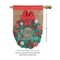 Edge Collections - 29" x 42" - Multicolor - Festive Double Applique Christmas Flag - 1 Piece
